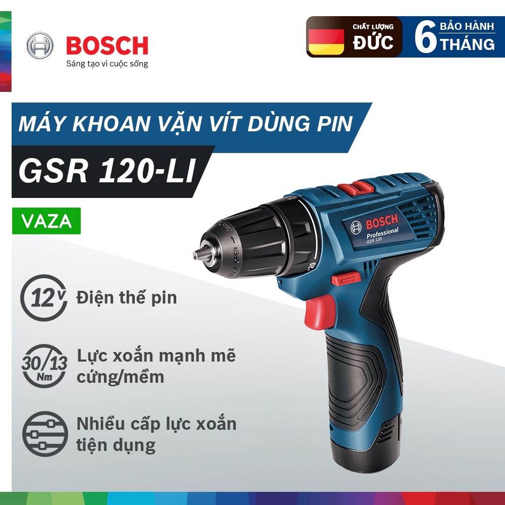 Máy khoan pin Bosch GSR 120-LI GEN II