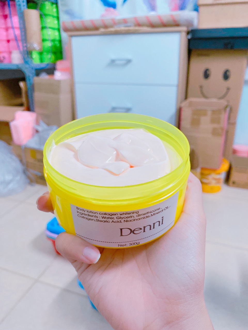 Lẻ hủ kem body dưỡng collagen 500gr