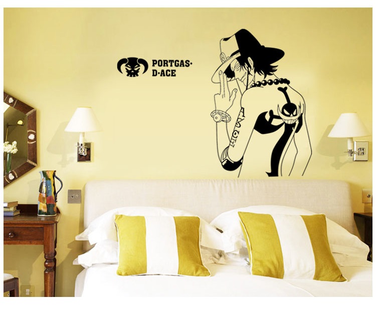 [HCM]Decal dán tường Đảo hải tặc One Piece