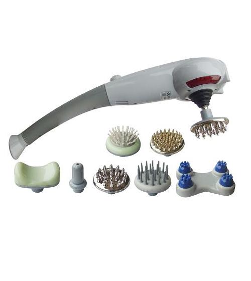 Máy mát-xa cầm tay 7 đầu Magic King Massage (Xám)