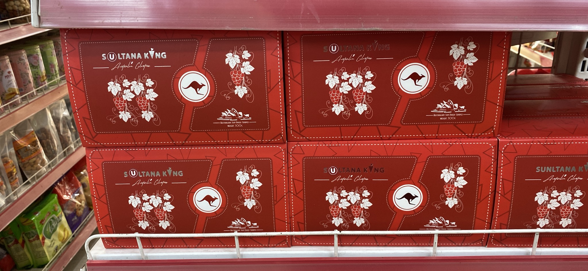Nho khô nguyên cành THOMSON ÚC