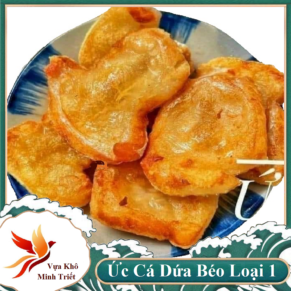 1 kg ức bụng mỡ khô cá dứa cắt sợi siêu béo- vựa khô minh triết