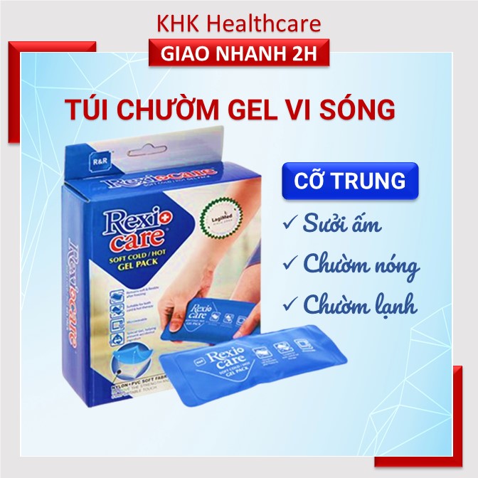 Túi chườm vi sóng nóng lạnh Rexio Care Đài Loan (cỡ trung) KHK Healthcare