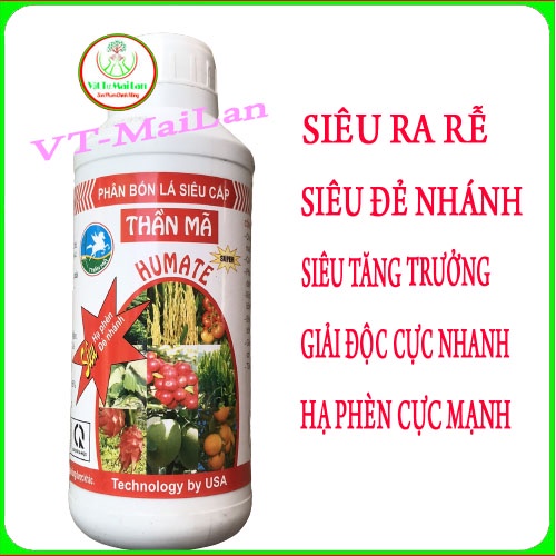 Humate Phân Bón Lá Siêu Ra Rễ Usa 1 Lit