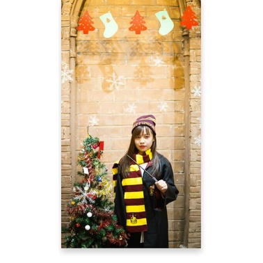 Khăn quàng len Hogwarts - Harry Potter