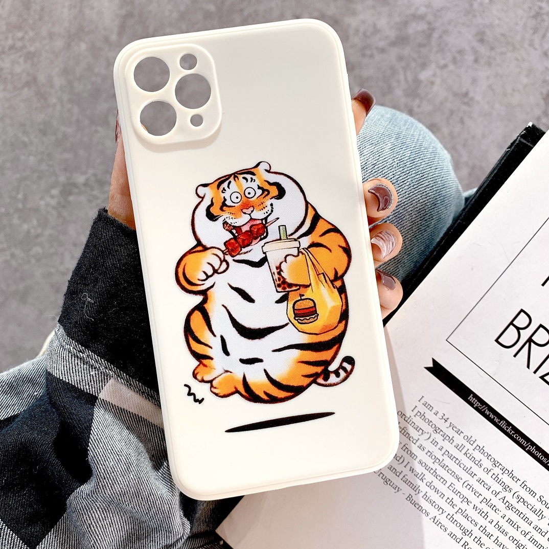 Ốp Lưng Silicon Màu Bảo Vệ Camera Tiger