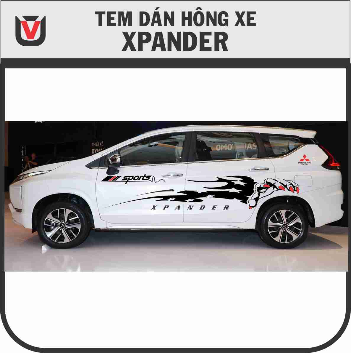 Tem độ Xpander phong cách cực ngầu