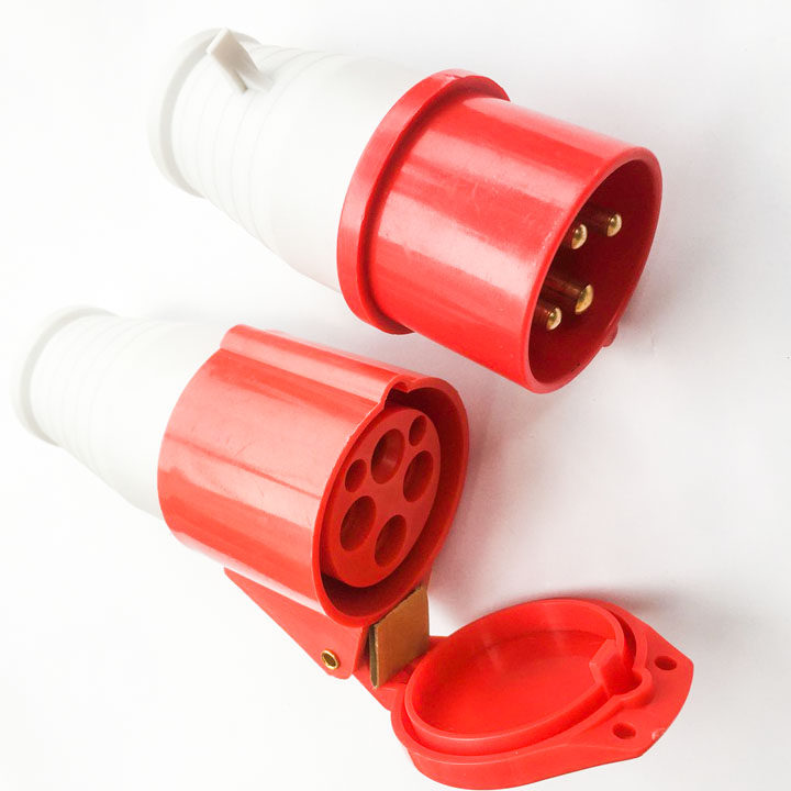 Ổ Cắm Phích Công Nghiệp 4 Chân 16A ( 1 bộ )