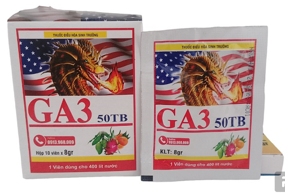 GA3 Phân bón kích thích sinh trưởng Gibber 20% 10gr
