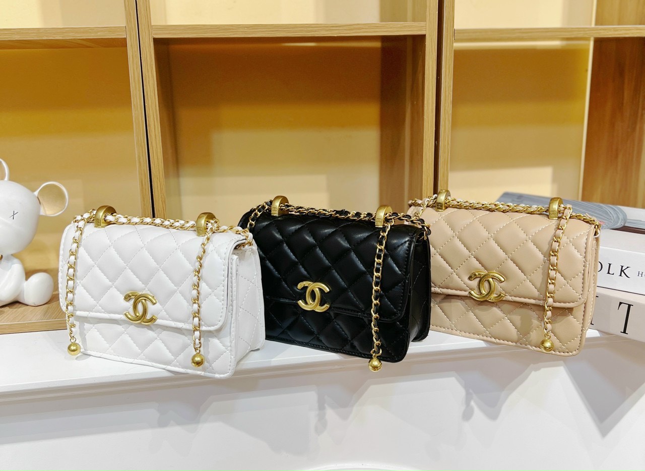 Túi Chanel classic Chuông Size 20 Cm Lamskin Like auth 11 4201