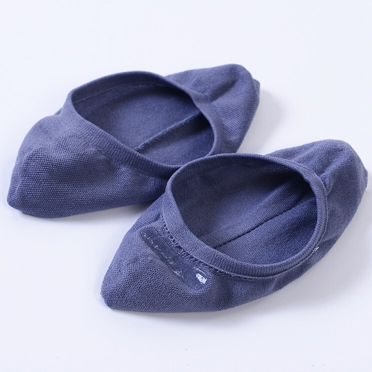 [1 Pair/ 1 Đôi] Tất Vớ Lười Mang Giày Thể Thao Chống Trượt Loại Dày Đẹp Kiểu Hàn Quốc Summer Mens Invisible Socks Breathable Mesh Solid Color Cotton Boat Socks Fashion Man