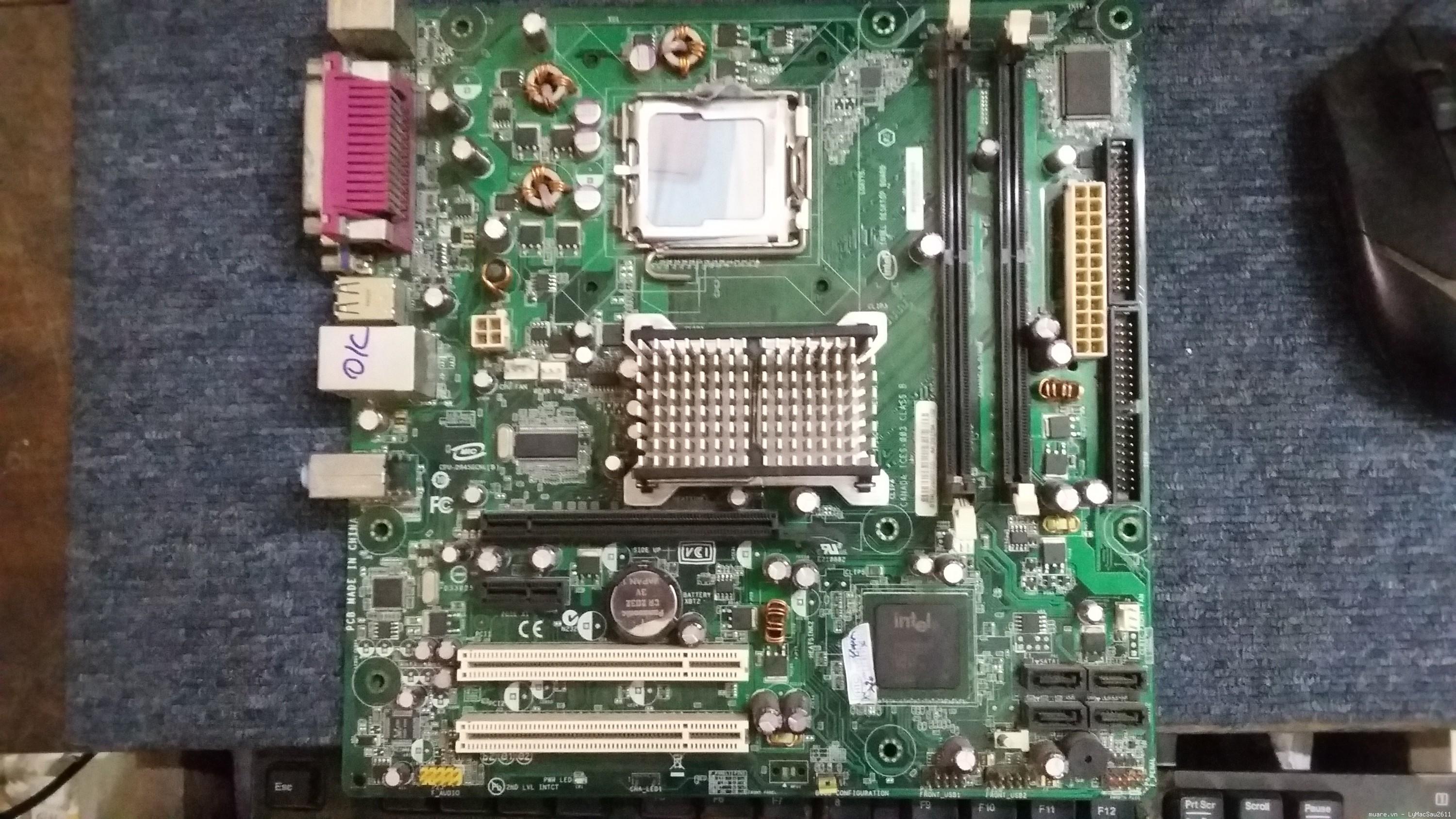 Main 945 Socket 775 DDR2 Intel, Giga, Foxcom,ECS Hàng Bóc Máy Chạy Tốt