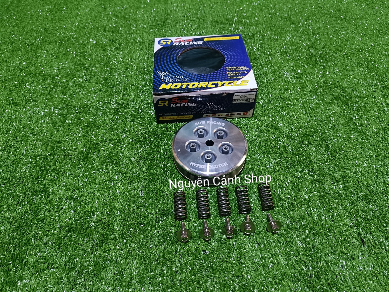 Nhôm Nồi Độ Wave Dream Sirius Sum Racing 5 lò xo hàng chính hãng