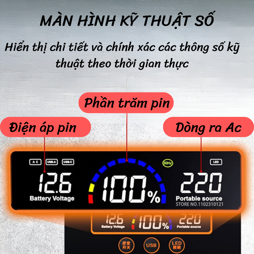 Trạm Điện Di Động 220V1000W - Máy Phát Điện Di Động - Trạm Sạc Dự Phòng ...