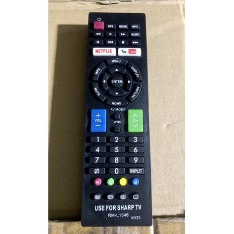 Remote điều khiển tivi sharp l-1346