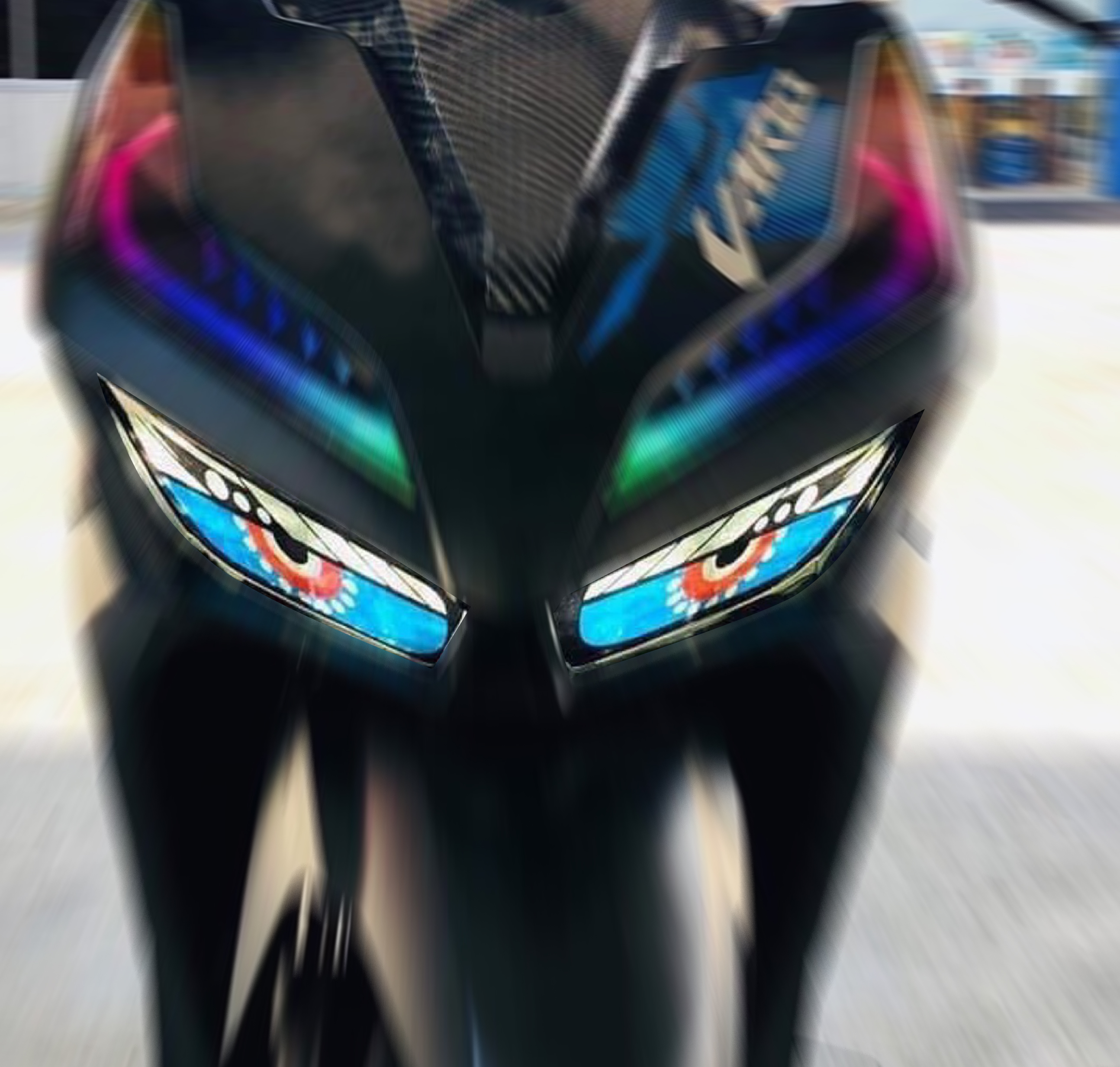 [HCM]TEM TRONG DÁN MẮT ĐÈN VARIO TRẮNG ĐỎ XANH TRÒN
