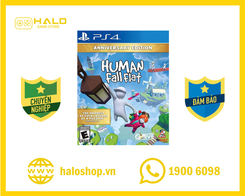 Đĩa Game PS4 HUMAN FALL FLAT ANNIVERSARY EDITION
