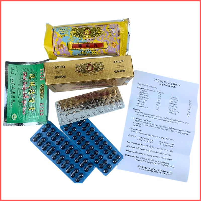 Hongkong Shueh capsules, cattlehide head congested tablet 120 PCs high leaf capsule-chiropractic support