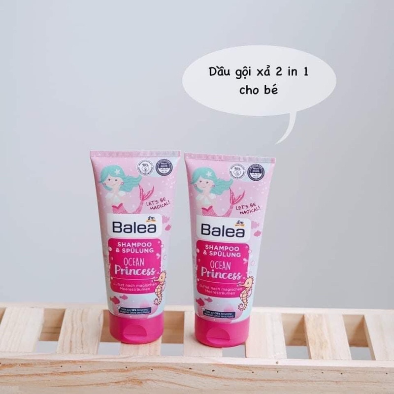 DẦU GỘI XẢ 2in1 BALEA LITTLE PRINCESS - ĐỨC