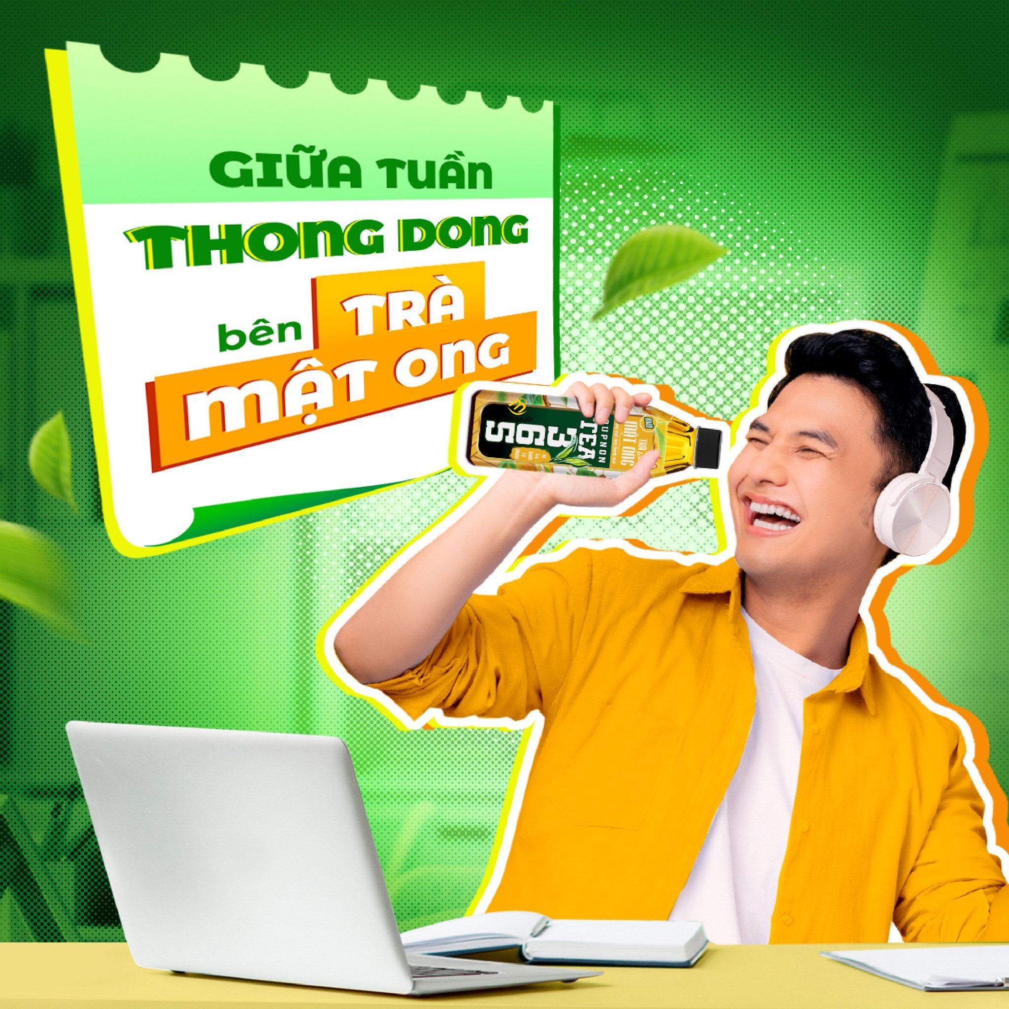 Trà BUPNON TEA365 chai 500ml - CTY BÁT MUỘI