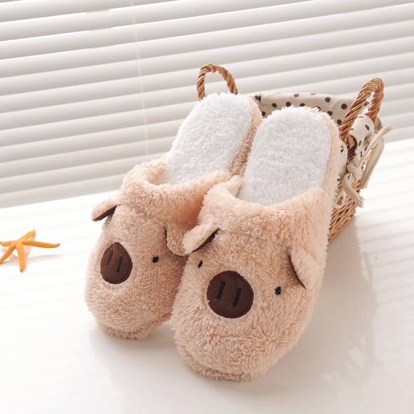 Dép bông heo con - chọn lên 1 size