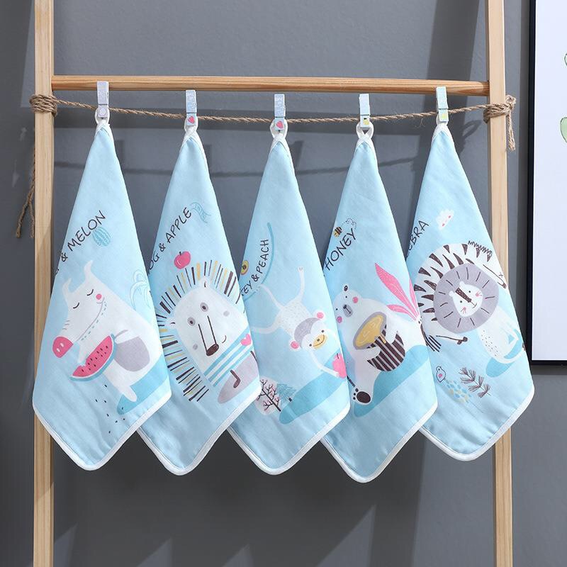 Set 5 khăn mặt xô 6 lớp sợi tre Asmarrt