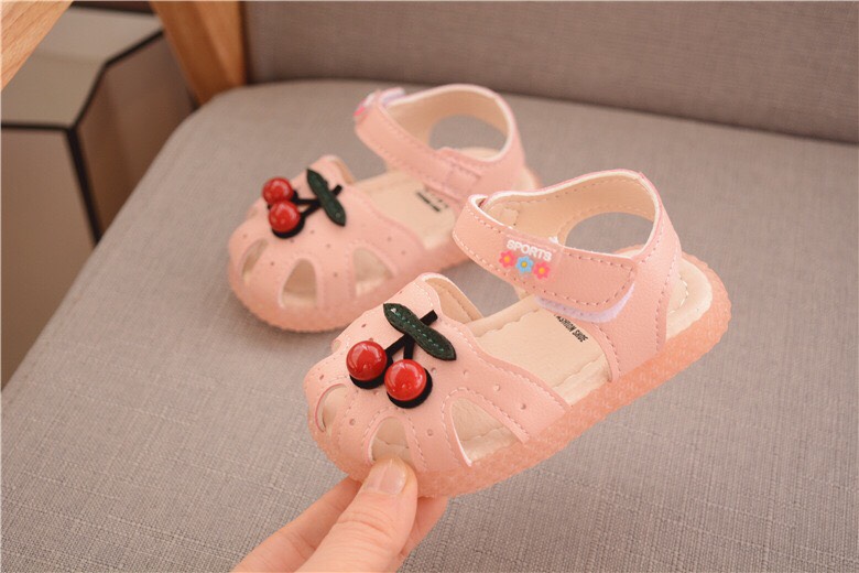 Giày Cherry Tập Đi Cho Bé Trai/ Bé Gái