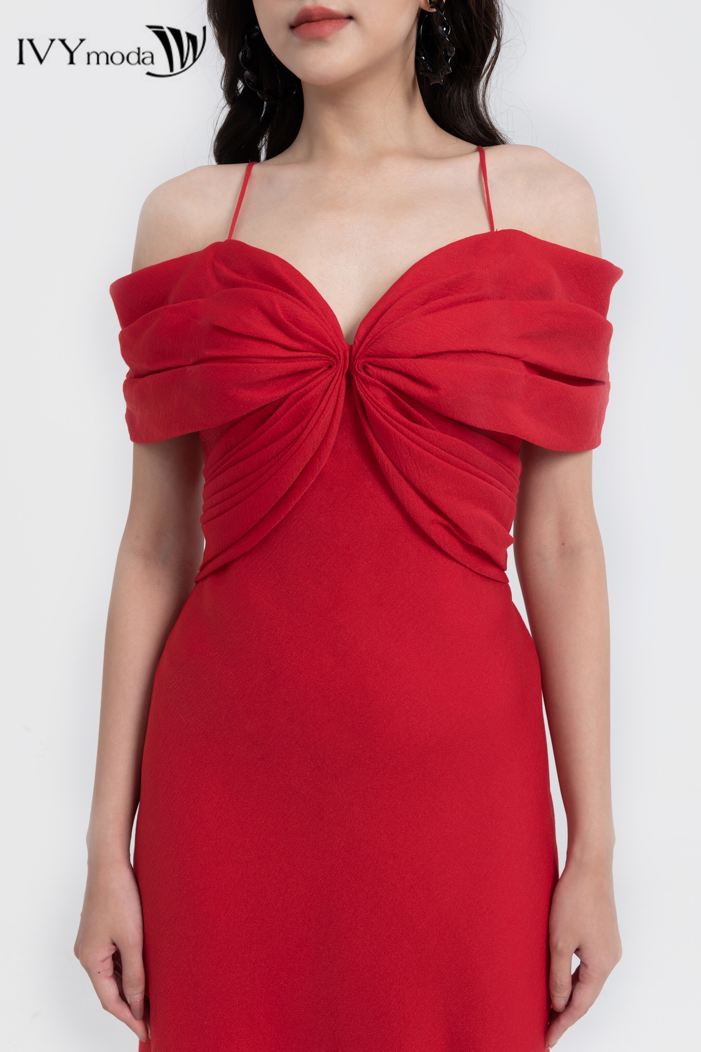 EDANA DRESS - Đầm maxi lụa IVY moda MS 45S2725