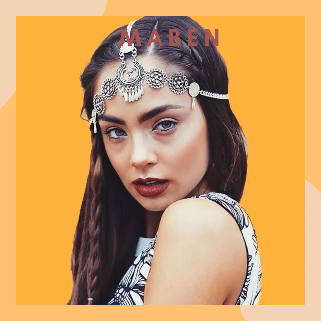 [HCM]Bờm tóc bohemian - Vòng đội đầu boho - head chain boho style