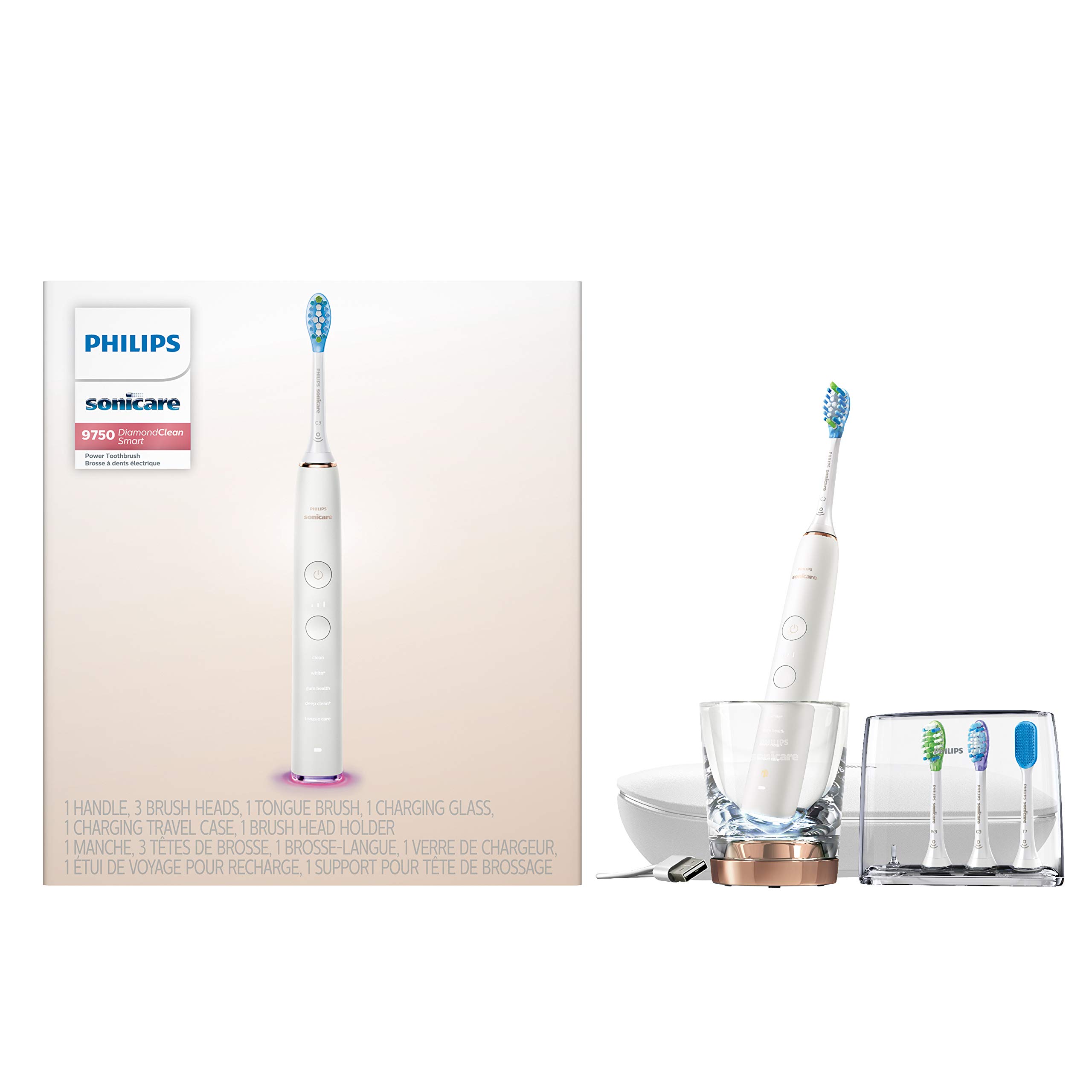 [Trả góp 0%]Bàn chải đánh răng thông minh Philips Sonicare DiamondClean Smart 9700