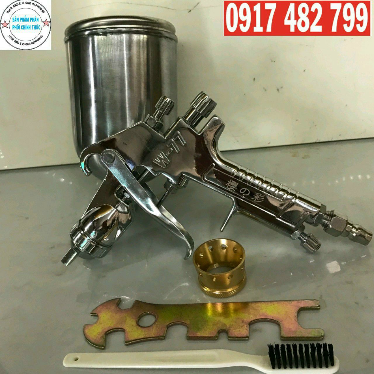 [HCM]DỤNG CỤ PHUN SƠN ĐẶC W77 IWATA BÉC 4.0
