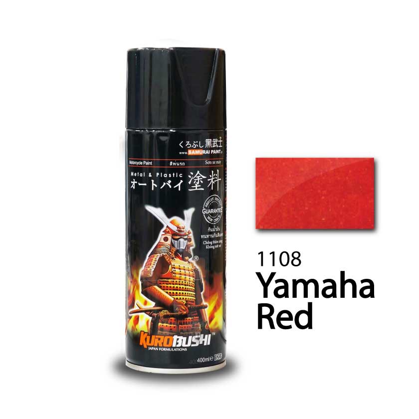 [HCM]Sơn xịt Samurai màu Đỏ Yamaha - 1108