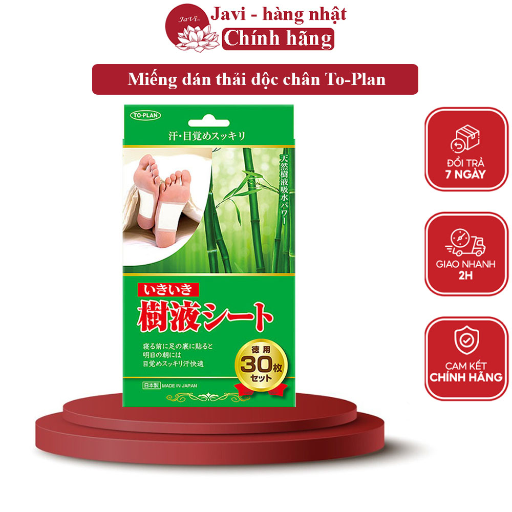 Miếng Dán Thải Độc Chân Kenko Nhật Bản 30 Miếng