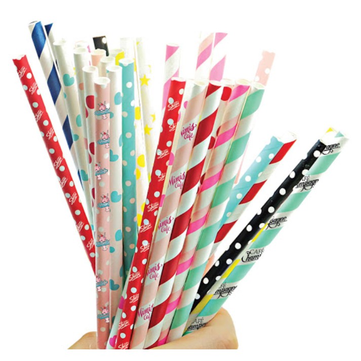 ỐNG HÚT GIẤY 25 ỐNG PAPER STRAWS