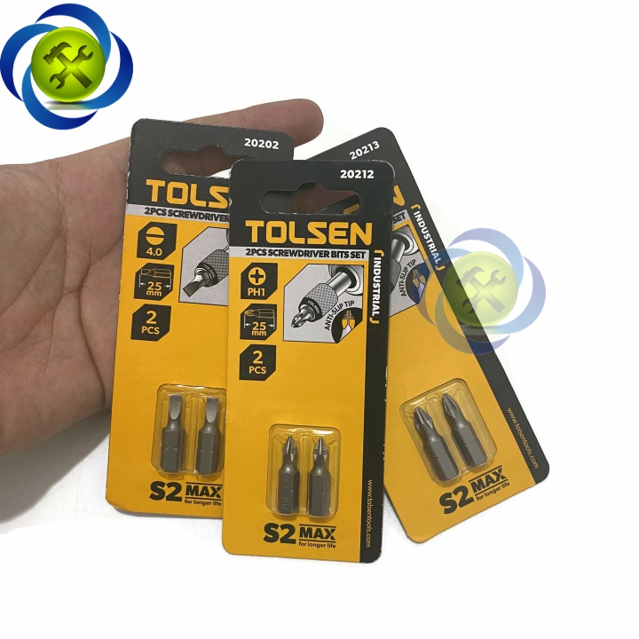Mũi vít bake PH2 Tolsen 20213 ( 2 mũi x 25mm)