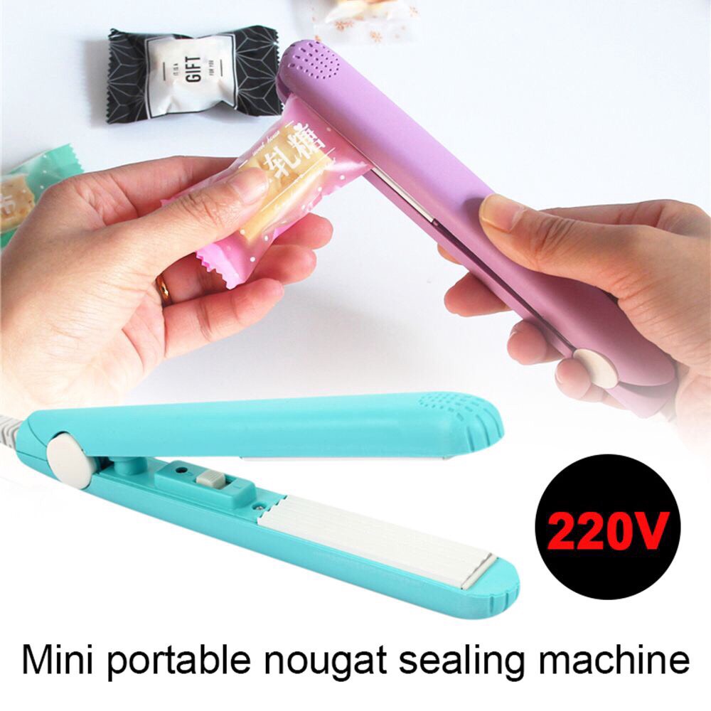 Máy hàn miệng túi kiêm dập xù / ép phẳng mini