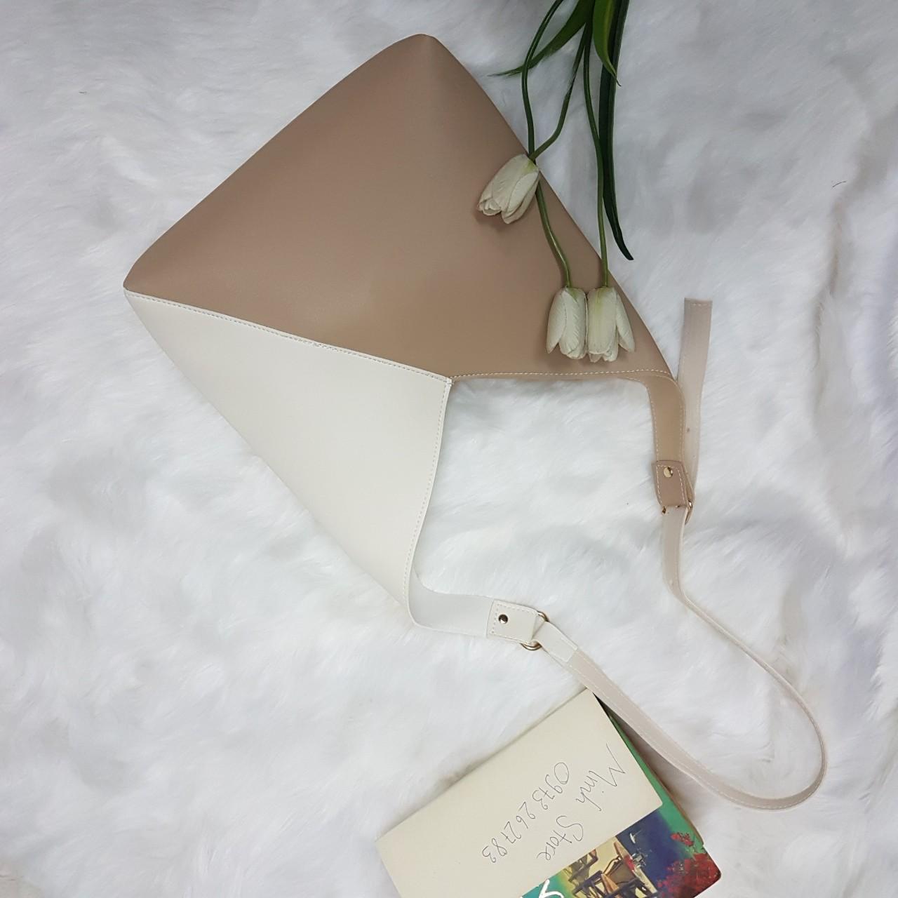 Túi da Cut - Out Bag phong cách Hàn trẻ trung