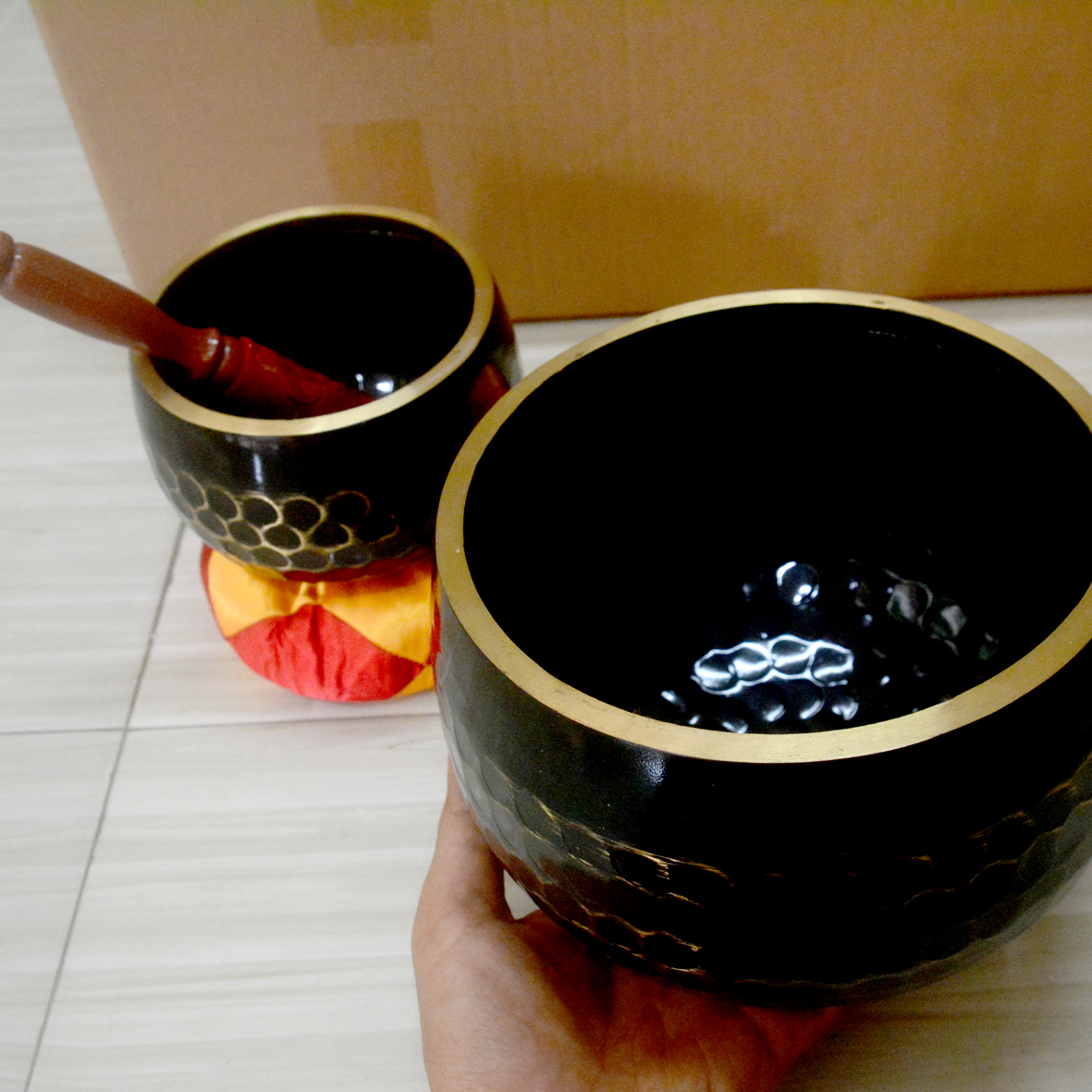 [HCM]Chuông Đen Tây Tạng-Mõ cao cấp-Nhiều cỡ
