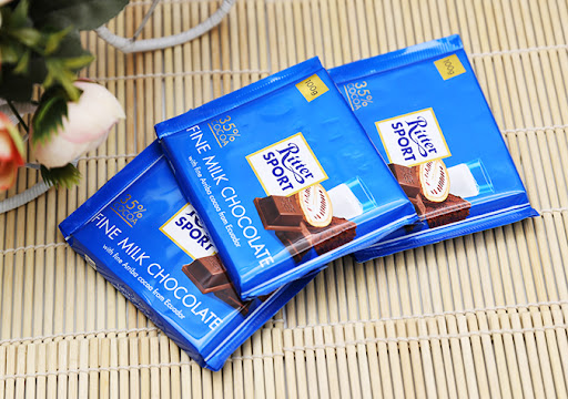 Socola sữa 35% cacao ritter sport 100gr