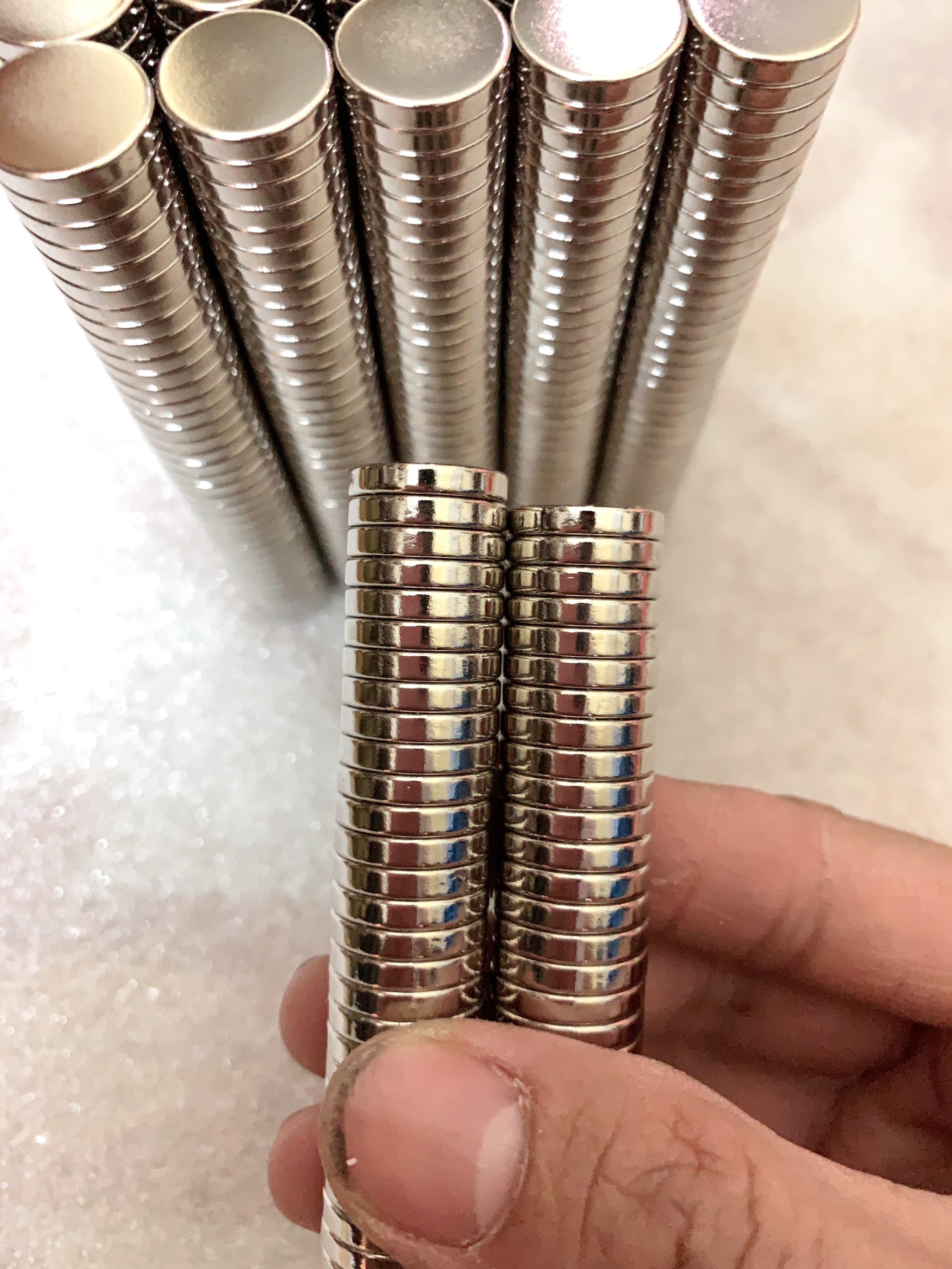 Combo 10 viên Nam châm đất hiếm 15x3mm