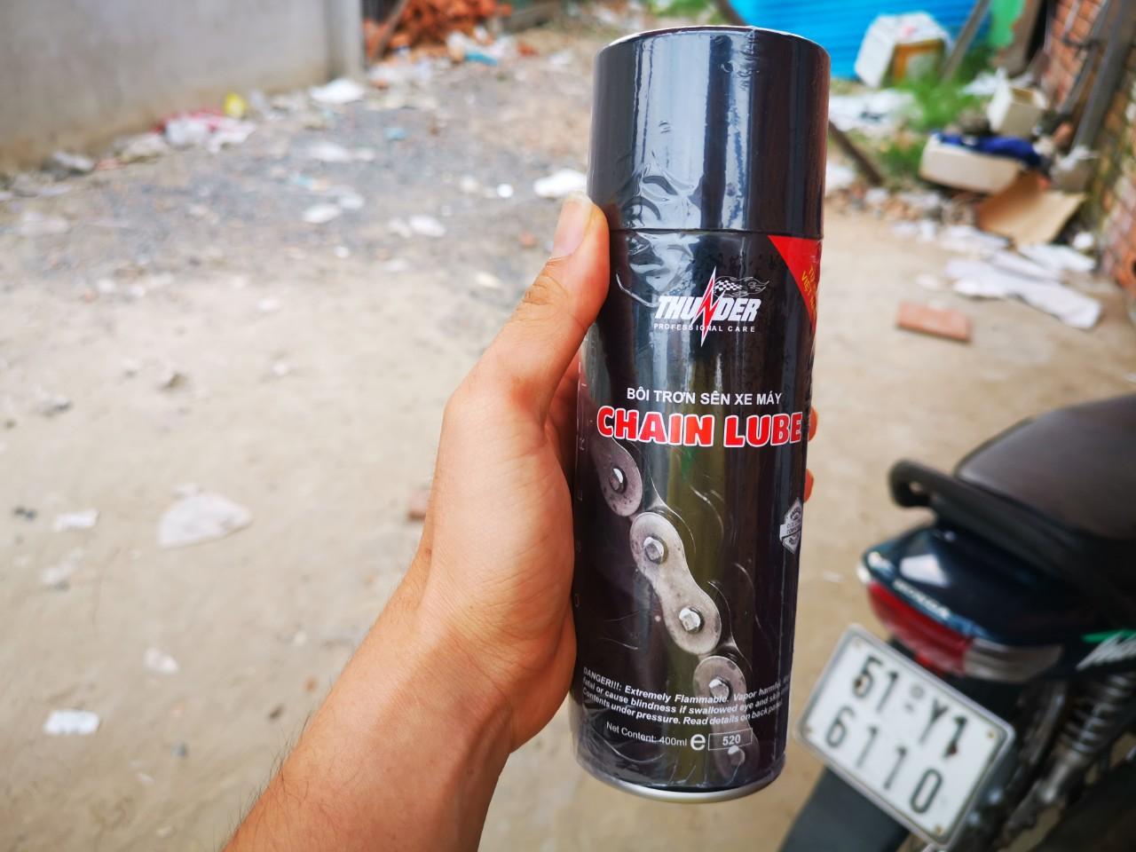 [HCM]Dung Dịch Bảo Dưỡng Sên Thunder Chain Lube 400ml