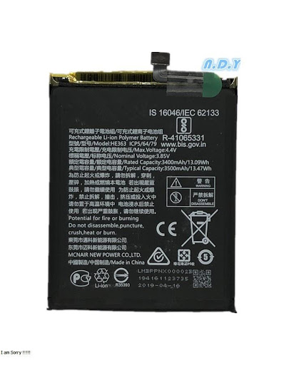 PIN NOKIA 6 PLUS 6.1 , NOKIA N6 2018 HE345 ZIN HÃNG