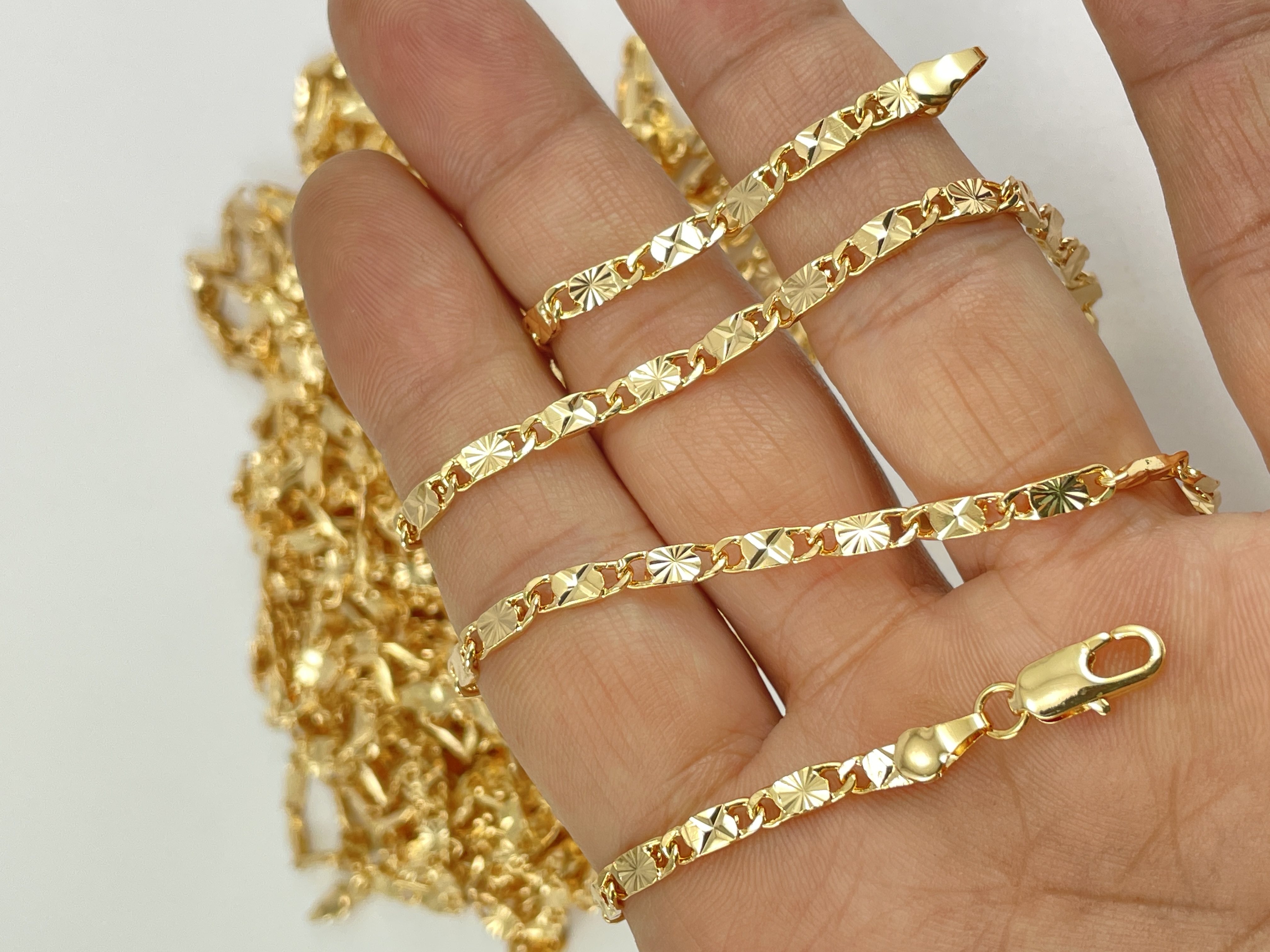 [HCM]DÂY CHUYỀN MẠ VÀNG 18K CAO CẤP - DC117L65