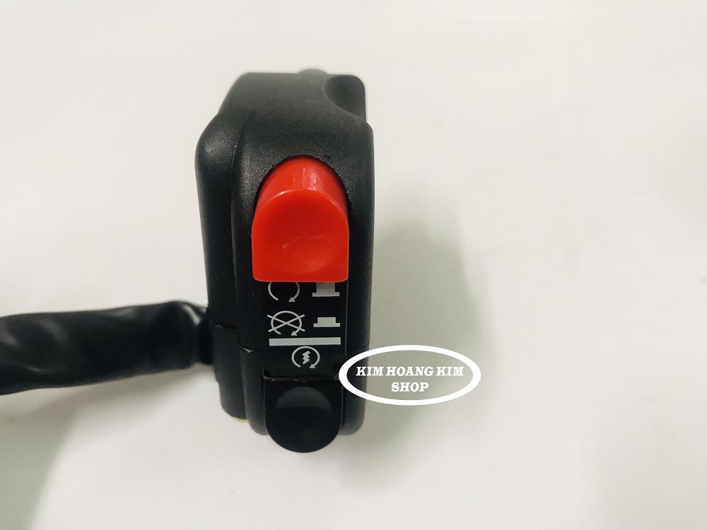 Cùm Công Tắc Bên Phải On/Off/Đề dành cho xe máy (màu Đen)