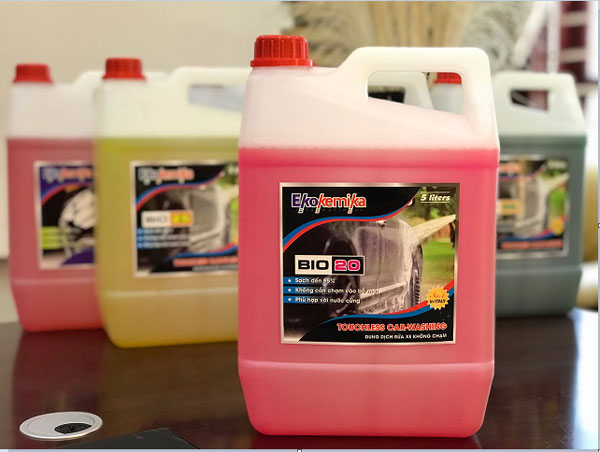 DUNG DỊCH RỬA XE KHÔNG CHẠM BIO EKOKEMIKA 20 - 5L