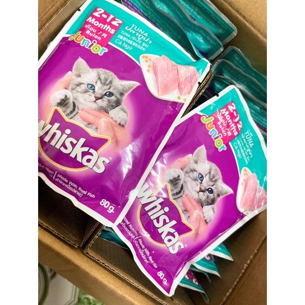 Pate Whiskas Dành Cho Mèo Con 80G
