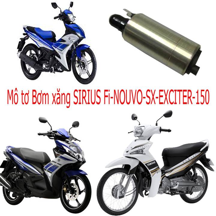 Mô tơ bơm xăng - bơm xăng xe sirius fi / exciter 150 / nouvo sx/ grande/janus /acruzo, , phụ tùng xe máy số 1