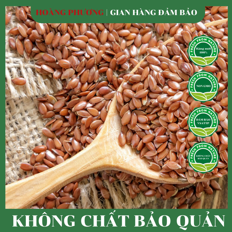 Hạt Lanh Ủ Tóc Canada 500G - Hạt Dinh Dưỡng Hoàng Phương