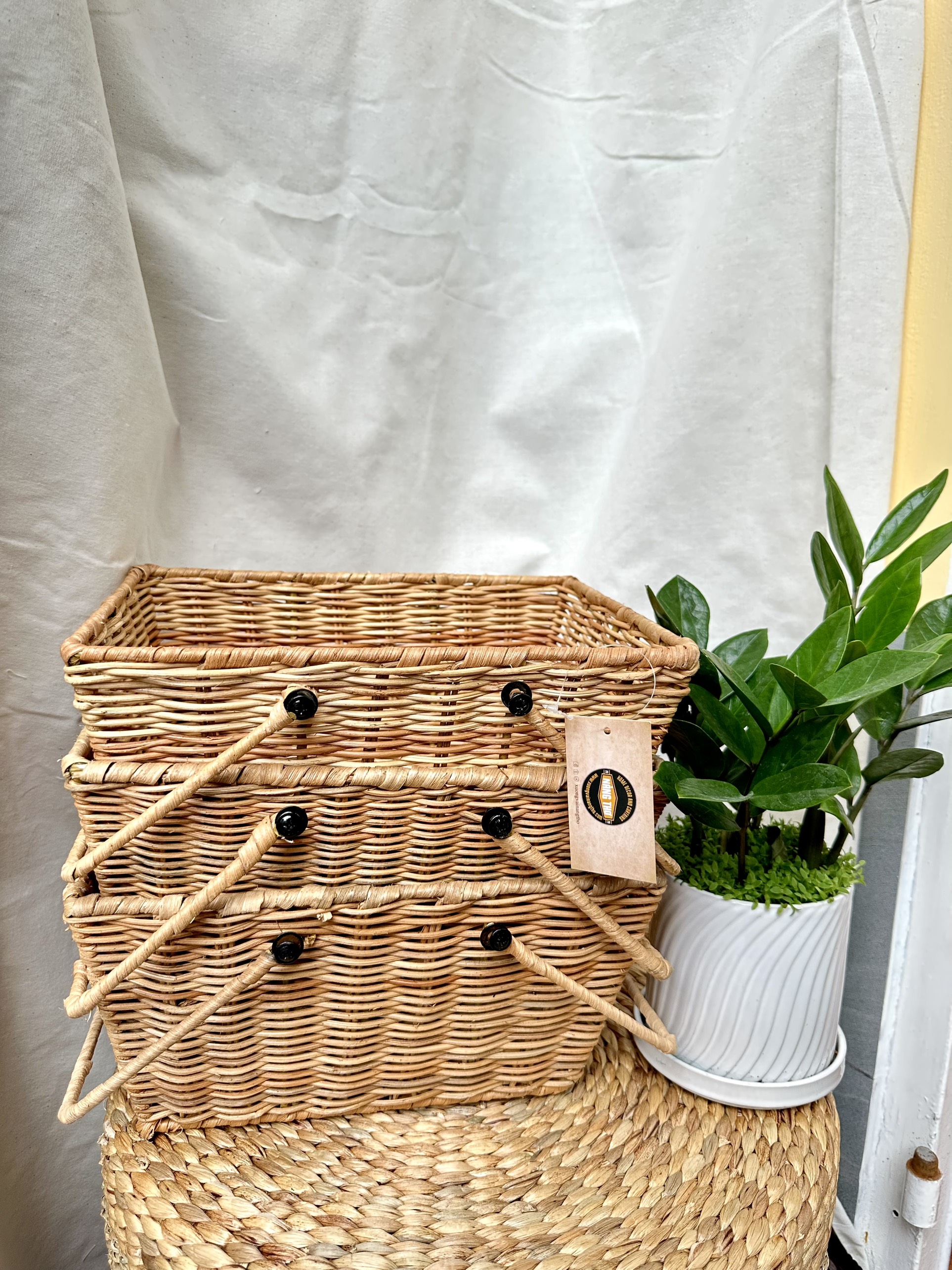 giỏ picnic đan bằng sợi mây