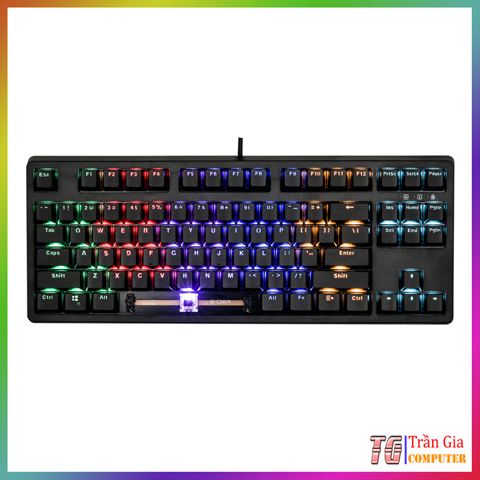 Bàn phím cơ E-Dra EK387 RGB version 2021 Huano Switch
